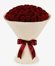 Букет 101 Бордовая роза Блэк Бакарра в Поселок пансионат Клязьминское водохранилище