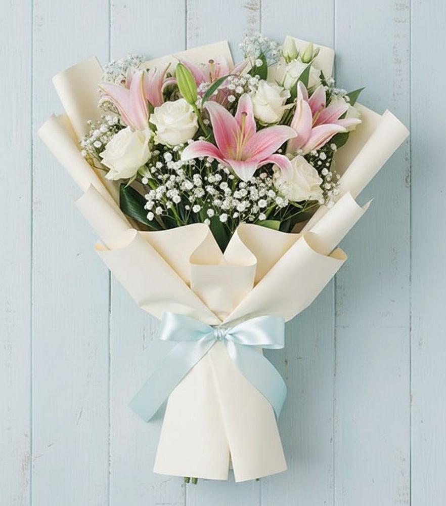 Букет цветов из: Лилии в Поселок пансионат Клязьминское водохранилище