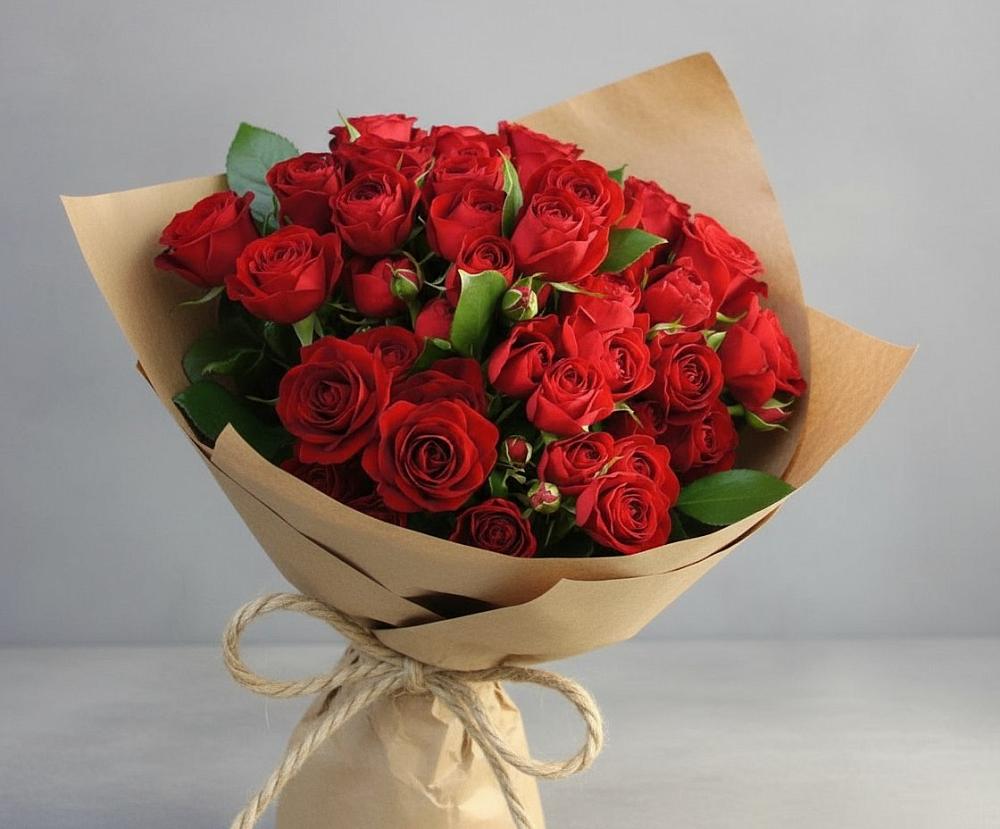 Букет Любовный роман в Поселок пансионат Клязьминское водохранилище