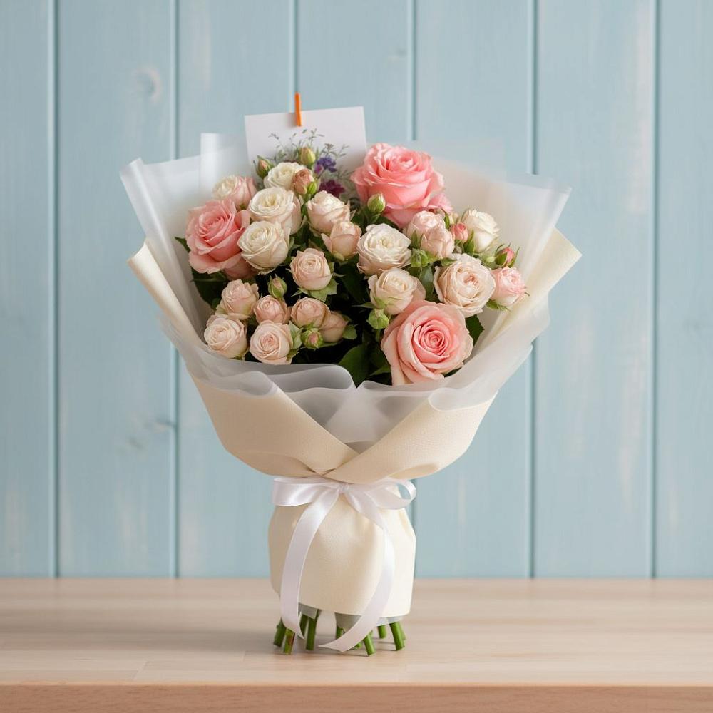 Букет цветов из: Розы в Поселок пансионат Клязьминское водохранилище