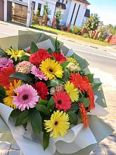 Букет цветов из:  Герберы #REPLACE_PRED# Поселок пансионат Клязьминское водохранилище