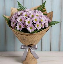 Букет цветов из:  Хризантемы в Поселок пансионат Клязьминское водохранилище