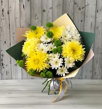 Букет цветов из:  Хризантемы в Поселок пансионат Клязьминское водохранилище