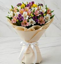 Букет цветов из:  Альстромерии #REPLACE_PRED# Поселок пансионат Клязьминское водохранилище