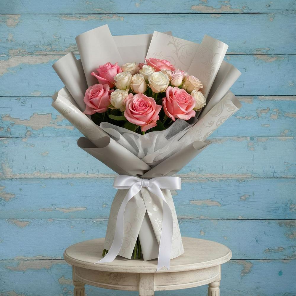 Букет цветов из: Розы в Поселок пансионат Клязьминское водохранилище