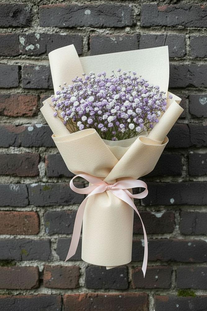 Букет цветов из: Гипсофила в Поселок пансионат Клязьминское водохранилище