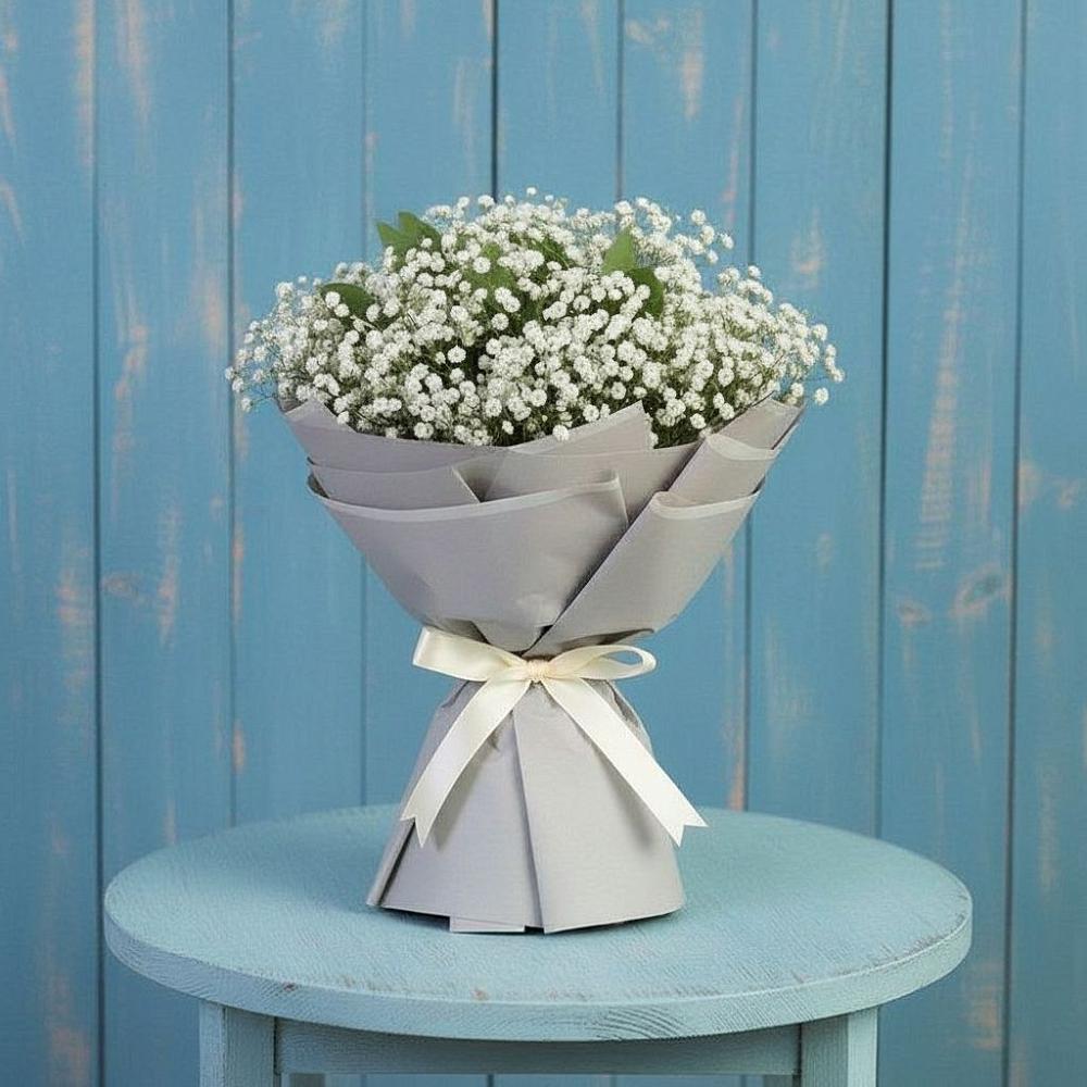 Букет цветов из: Гипсофила в Поселок пансионат Клязьминское водохранилище