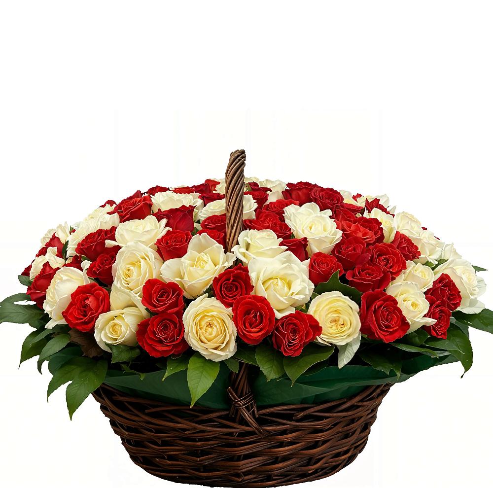 Премиум букет из: Розы в Поселок пансионат Клязьминское водохранилище