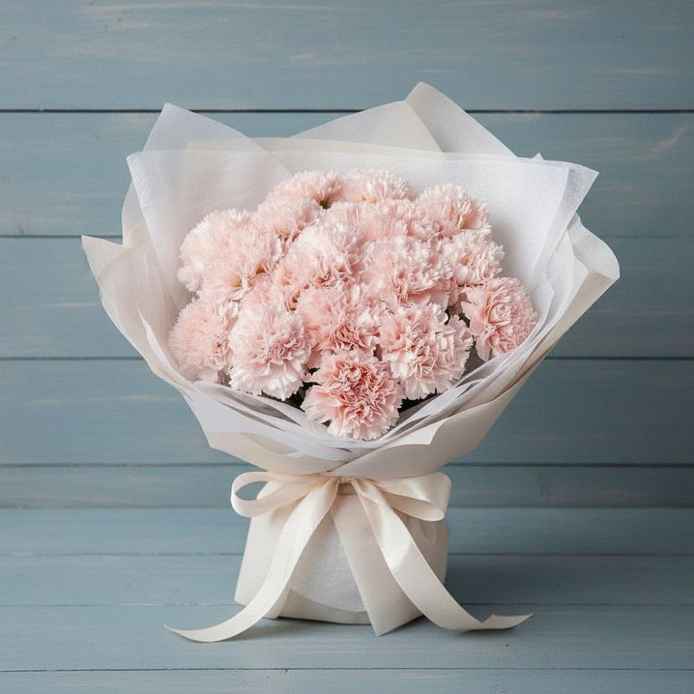 Букет цветов из: Гвоздики в Поселок пансионат Клязьминское водохранилище