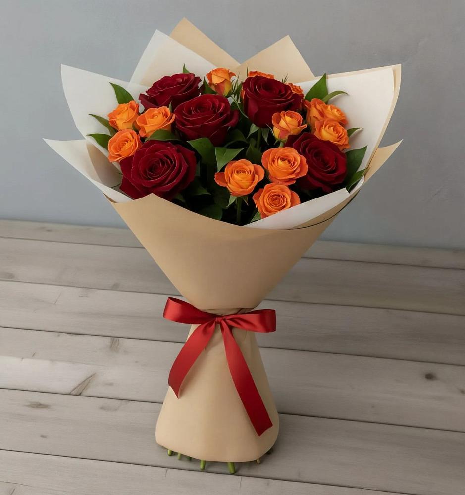 Букет Любовь и восторг в Поселок пансионат Клязьминское водохранилище